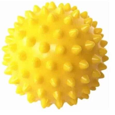 Agarwals 2.5 inch Non-Toxic Rubber Yellow Dog Teething Toy