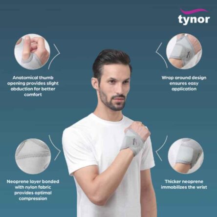 Tynor Neoprene Wrist Brace with Thumb