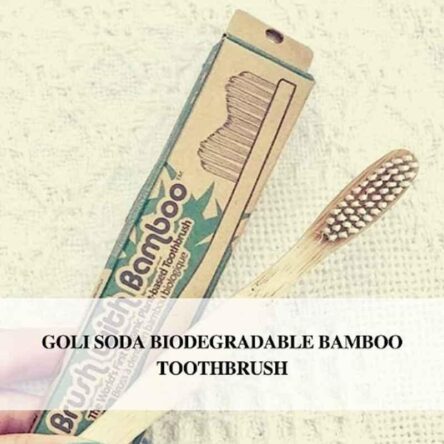 Goli Soda Bamboo Brown Toothbrush