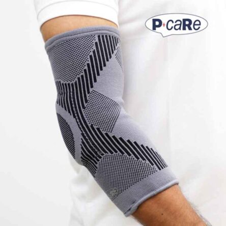 P+caRe Grey & Black Elbow Sleeve with Pad