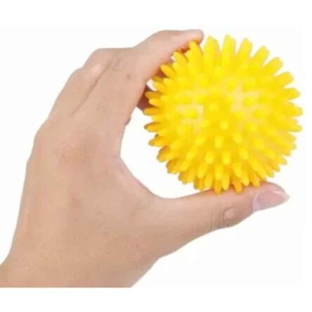 Agarwals 2.5 inch Non-Toxic Rubber Yellow Dog Teething Toy
