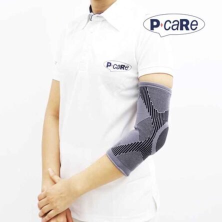 P+caRe Grey & Black Elbow Sleeve with Pad