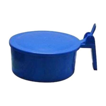 Divine Medicare Blue Plastic Spitting Mug with Lid