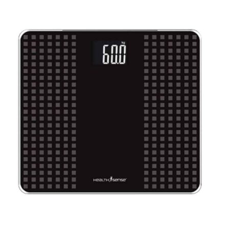 HealthSense PS 117 180kg Tempered Glass Digital Body Weighing Scale