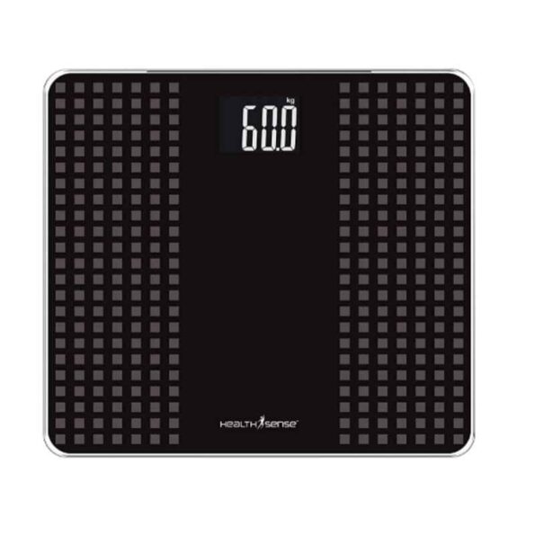 HealthSense PS 117 180kg Tempered Glass Digital Body Weighing Scale