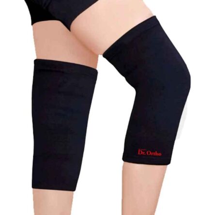 Dr Ortho Lycra Cotton Black Knee Cap