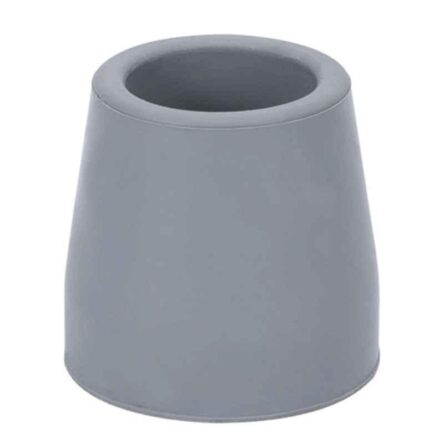 Entros Round Grey Rubber Shoe for Commode Chair