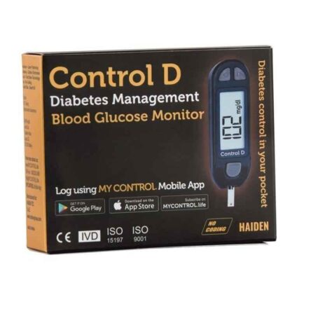 Control D Glucometer Kit with 10 Strips (Pack of 2)