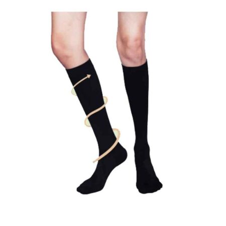 Sorgen Microfiber Black Everyday Compression Socks