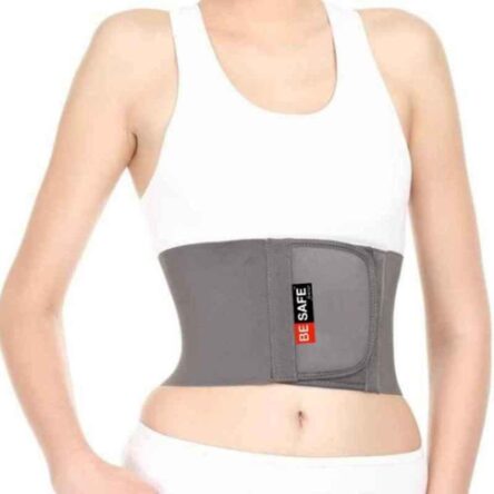 Besafe Forever Neoprene Grey Rib Support Chest Binder Compression Brace