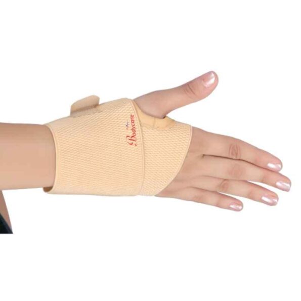 Bodycare Cotton & Elastic Beige Wrist Brace