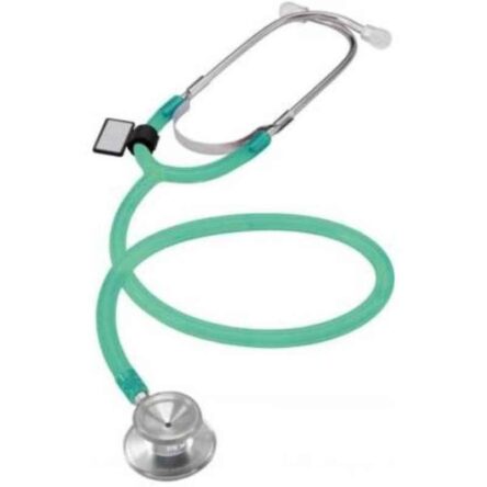 MDF Dual Head Lightweight Translucent Green Stethoscope