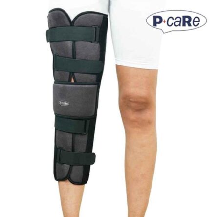 P+caRe Grey & Black Knee Immobilizer