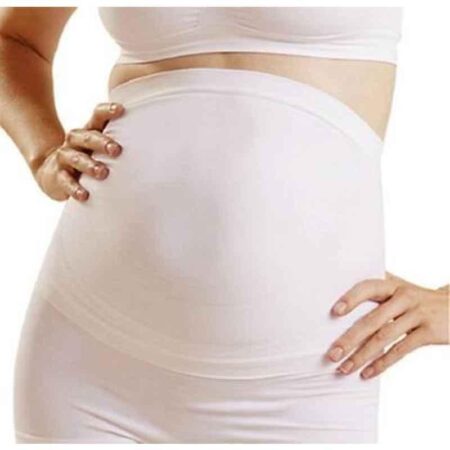 Newmom White Small Seamless Maternity Support Belt