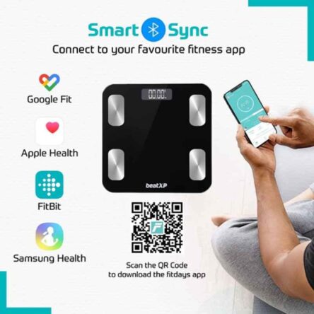 BeatXP SmartPlus 180kg ABS BMI Weighing Scale with 13 Essential Body Parameter
