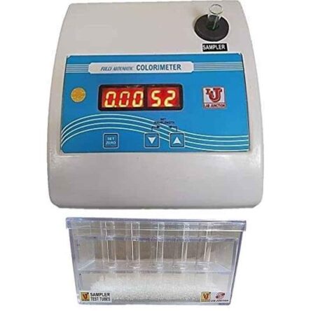 Lab Junction Blue & White Fully Automatic Colorimeter with 9 Filter for Laboratory