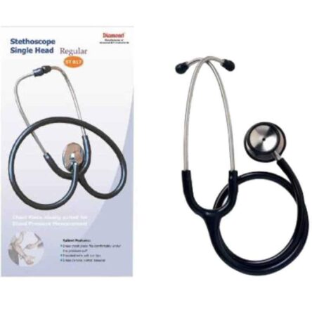 Diamond ST 017 Black PVC Single Head Stethoscope