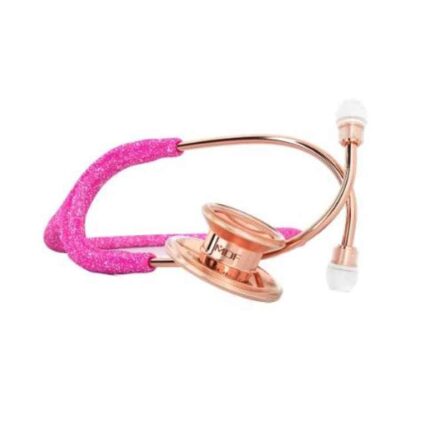 MDF MD One Limited Edition Fairy Pink Glitter Rose Gold Stethoscope