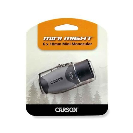 Carson MiniMight 18mm 6X Pocket Monocular with Carabiner Clip