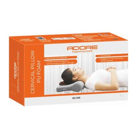 Adore Polycotton & PU Foam Cervical Pillow