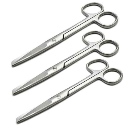 Forgesy 3 Pcs 6 inch Stainless Steel Tissue Surgical Dressing Scissors Set