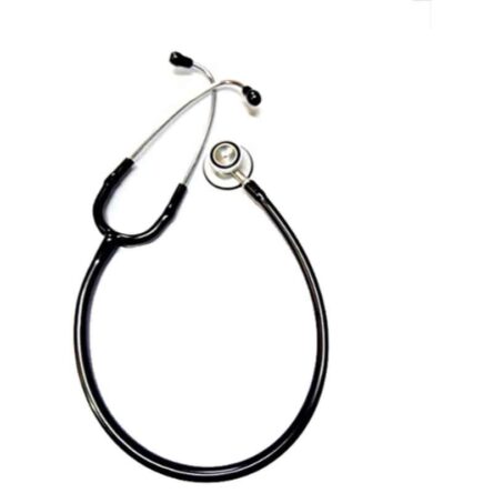 PSW Aluminium Black Dual Head Lightweight Tubing Stethoscope