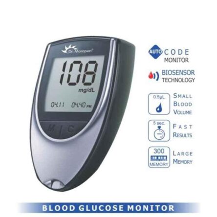 Dr. Morepen Glucose Monitor with 25 Strips