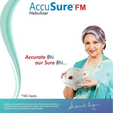 AccuSure FM Compressor Nebulizer Machine with Mouth Piece