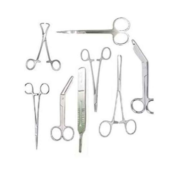 Forgesy 8 Pcs Stainless Steel Medical Surgical Instrument Set