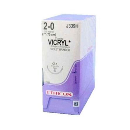 Ethicon NW2318 12 Pcs 2-0 Dyed Vicryl Polyglactin 910 Suture Box