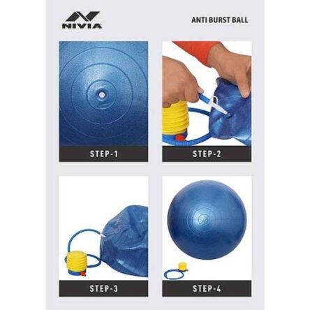 Nivia 75cm Anti Burst Exercise Ball