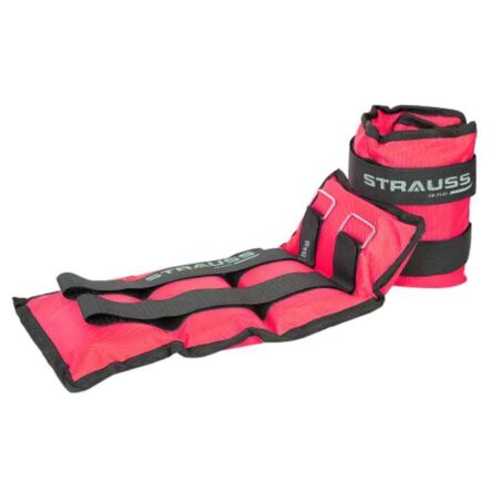 Strauss 42x20x7cm Neoprene Pink Adjustable Ankle Weight