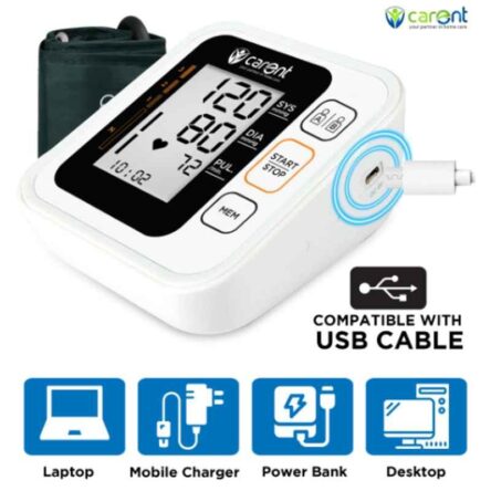 Carent B70 White Fully Automatic Digital Blood Pressure Monitor