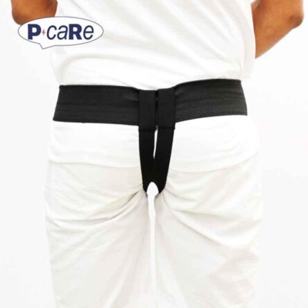 P+caRe Grey & Black Hernia Belt