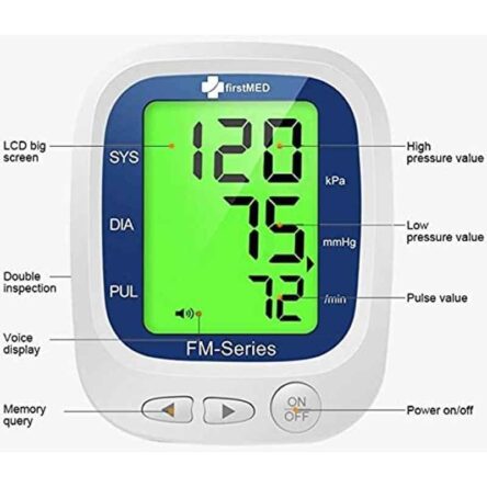 Firstmed FM Fully Automatic Digital Blood Pressure Monitor