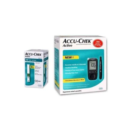 Accu-Chek Active Glucose Monitor With 10 Free Strips