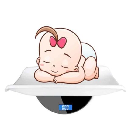 Acu-Check 180kg White & Black Digital Baby Weighing Scale