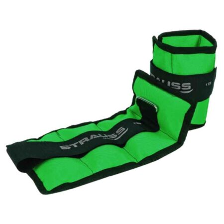 Strauss 30.5x16x2.5cm Neoprene Green Adjustable Ankle Weight