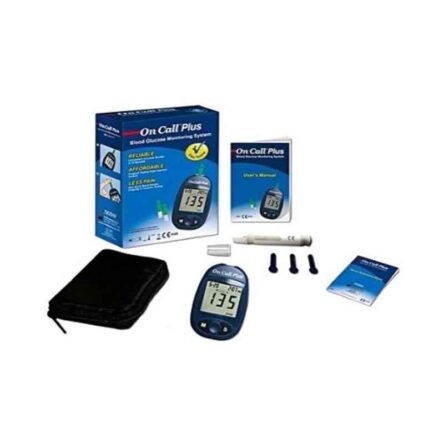 On Call Plus Acon Glucometer with 10 Strips