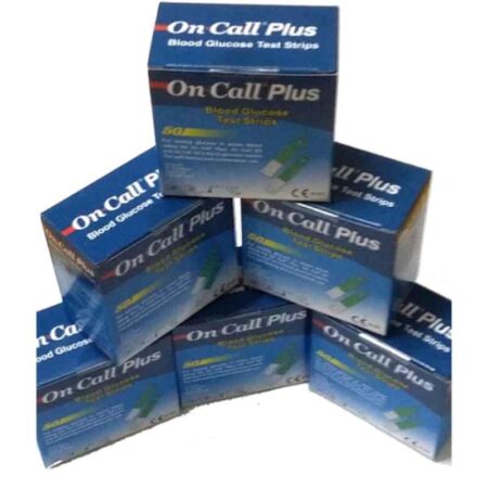 On Call Plus 300 Pcs AC300 Glucometer Strips Box