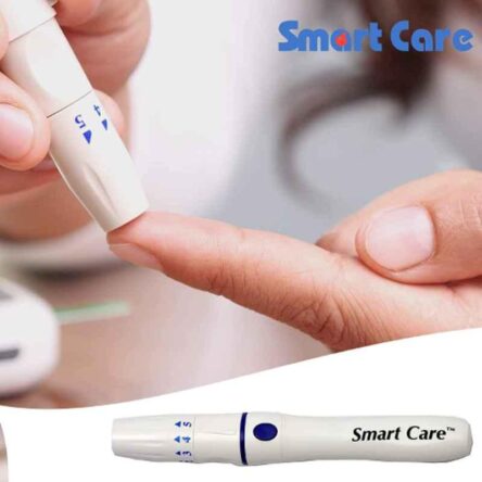 Smart Care GM05Plus07 30G Glucometer Blood Adjustable Lancet Pen Device with 100 Pieces Needle