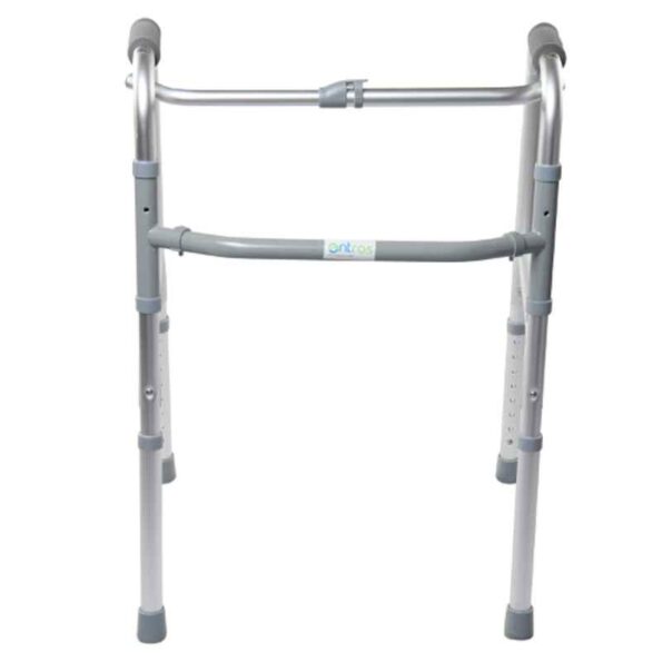 Entros 78-96cm Adjustable Height Reciprocating Folding Aluminium Walker