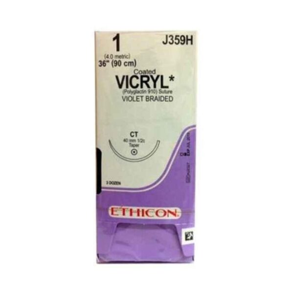 Ethicon NW2936 12 Pcs 3-0 Undyed Synthetic Vicryl Polyglactin 910 Suture Box