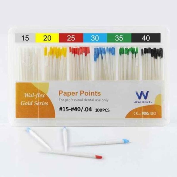 Waldent 6% (15-40) Paper Points Packet