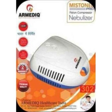 Armediq Mistoneb Pro White & Blue Piston Compressor Nebulizer