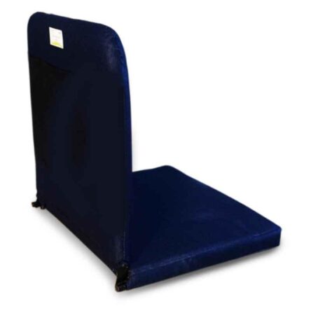 Kawachi Dark Blue Meditation & Yoga Floor Chair with Back Support