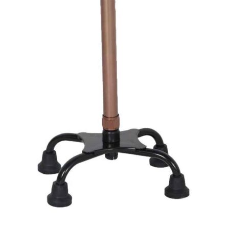 Mediva Aluminium Semi S Shape Cane with Broad Base