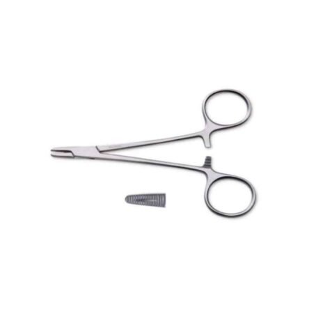 Forgesy NEO03 8 inch Silver Stainless Steel Mayo Hegar Needle Holder Forceps