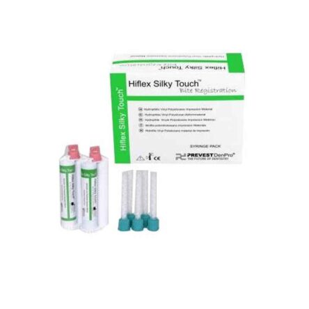 Prevest Hiflex Silky Touch Bite Registration 2x50ml Catalyst Paste & 10 Pcs Mixing Tips Kit