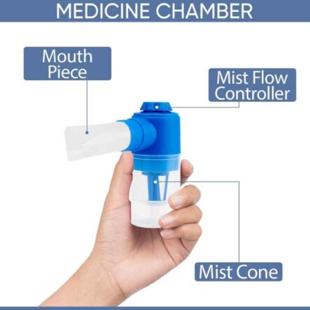 Ozocheck Multicolour Piston Compressor Nebulizer